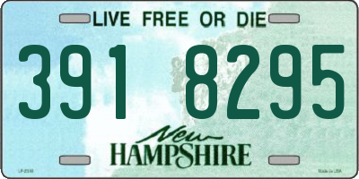 NH license plate 3918295