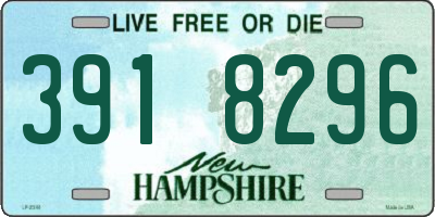 NH license plate 3918296