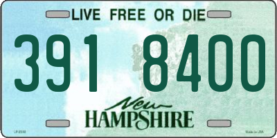 NH license plate 3918400