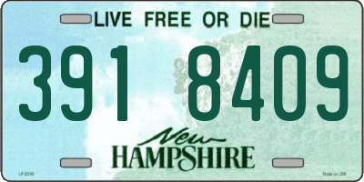 NH license plate 3918409