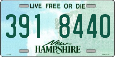 NH license plate 3918440