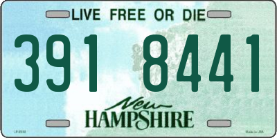NH license plate 3918441