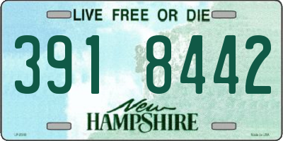 NH license plate 3918442