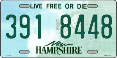 NH license plate 3918448