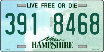 NH license plate 3918468
