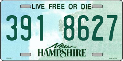 NH license plate 3918627