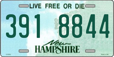 NH license plate 3918844