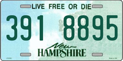 NH license plate 3918895