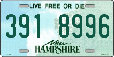 NH license plate 3918996