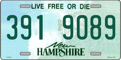 NH license plate 3919089