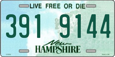 NH license plate 3919144