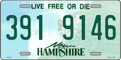 NH license plate 3919146