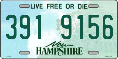 NH license plate 3919156