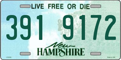 NH license plate 3919172