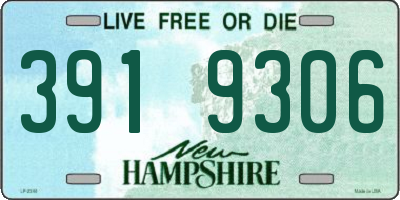 NH license plate 3919306