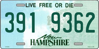 NH license plate 3919362