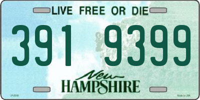 NH license plate 3919399