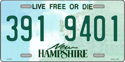 NH license plate 3919401