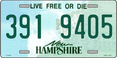 NH license plate 3919405