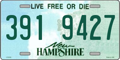 NH license plate 3919427