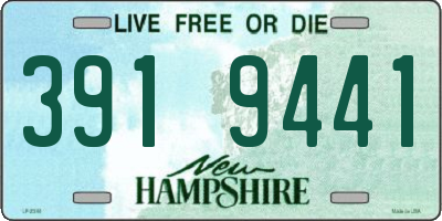 NH license plate 3919441