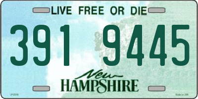 NH license plate 3919445