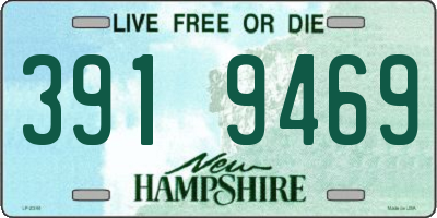 NH license plate 3919469