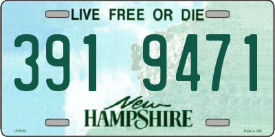 NH license plate 3919471