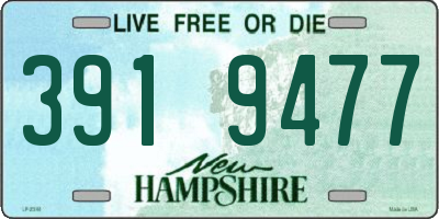 NH license plate 3919477