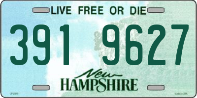 NH license plate 3919627