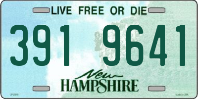 NH license plate 3919641