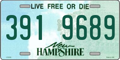 NH license plate 3919689