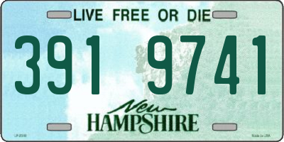 NH license plate 3919741