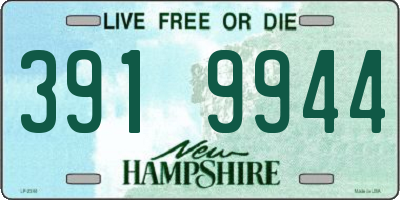 NH license plate 3919944
