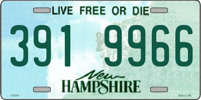 NH license plate 3919966
