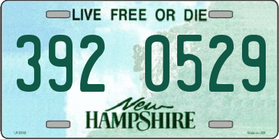 NH license plate 3920529