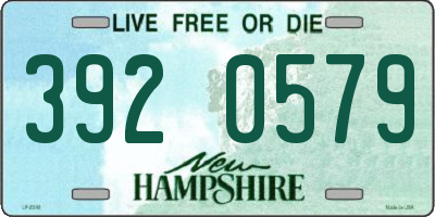 NH license plate 3920579