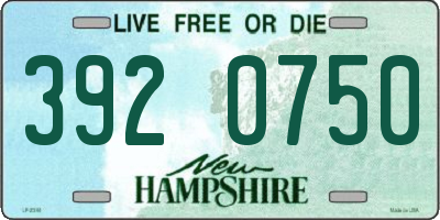 NH license plate 3920750
