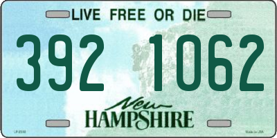 NH license plate 3921062