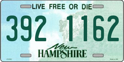NH license plate 3921162