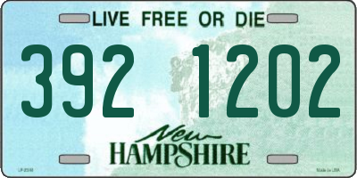 NH license plate 3921202