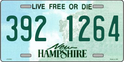 NH license plate 3921264