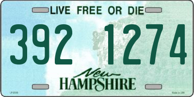 NH license plate 3921274