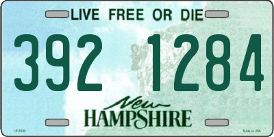 NH license plate 3921284