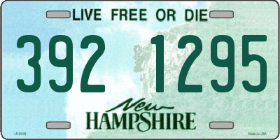 NH license plate 3921295