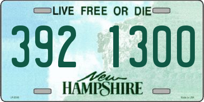 NH license plate 3921300