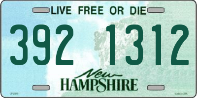 NH license plate 3921312