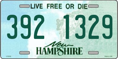 NH license plate 3921329
