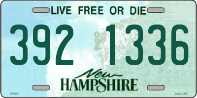 NH license plate 3921336
