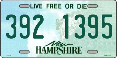 NH license plate 3921395